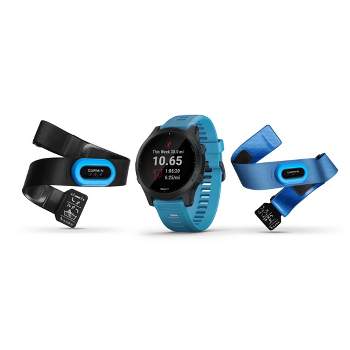 Garmin Forerunner 945 GPS Running Smartwatch Bundle - Blue