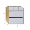 3 Sprouts Kids Recycled Fabric Toy Organizer - Gray - 4 of 4