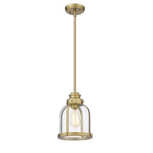 Z-Lite Burren 1 - Light Pendant in  Heritage Brass - 1 of 2
