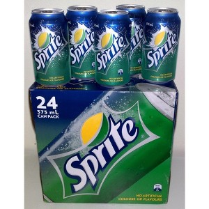 Sprite, Lemon Lime Flavor, 12-Ounce Cans (Pack of 24) - 1 of 2