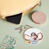 Bright Creations 20 Pieces Acrylic Circle Keychain Blanks, 3.5" Round Clear Discs with 10 Metal Rings for Christmas Ornaments, DIY Crafts - 2 of 4