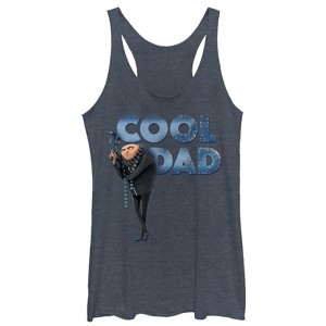 Women's Despicable Me Gru Cool Dad Racerback Tank Top - 1 of 3