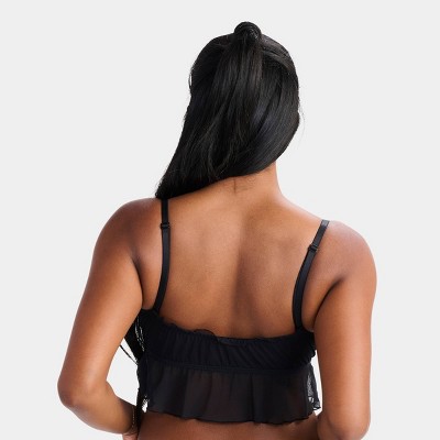 Parade Women's Silky Mesh Flutter Longline Bralette - image 2