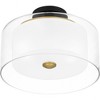 Quoizel Lighting Rowland 2 - Light Semi-Flush Mount in  Matte Black - 4 of 4