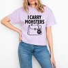 Simply Sage Market I Carry Monsters Purse Boxy Crop Top - 2 of 4