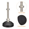 Unique Bargains Nylon Non-Skid Adjustable Furniture Leveling Feet for Chairs 4 Pcs - 3 of 4