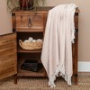 Parkland Collection,Isla Transitional Handloomed Cotton Throw Blanket - 4 of 4