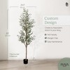 Maia Shop 7ft Artificial Olive Tree, Fake Plants for Home Decor, Indoor Tropical Decoration - 3 of 4