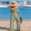 Women's Breezy Beach Botanical Jumpsuit - Cupshe - 3 of 4