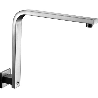 ALFI AB12GSW-BN Brushed Nickel 12Inch Square Raised Wall Mounted Shower Arm
