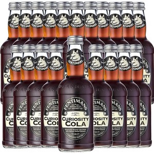 Fentimans Botanically Brewed Curiosity Cola Sparkling Soda, 20 Pack, 9.3 fl oz Bottles – Premium Craft Soda/Mixer for Cocktails & Refreshing Drinks - 1 of 4