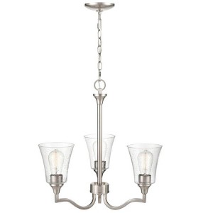 Millennium Lighting Caily 3 - Light Chandelier in  Brushed Nickel - 1 of 2