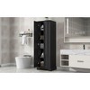 CAVINAS 5-Tier Bathroom Storage Shelf with 2 Doors,Matte Finish FreeStanding Tall Cabinets with Adjustable Shelves for Bathroom,MDF Board - 2 of 4