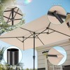 Sonkuki 10 x 6.5Ft Double-Sided Patio Umbrella with Large Canopy Outdoor Table Umbrella for Garden, deck and pool - 4 of 4