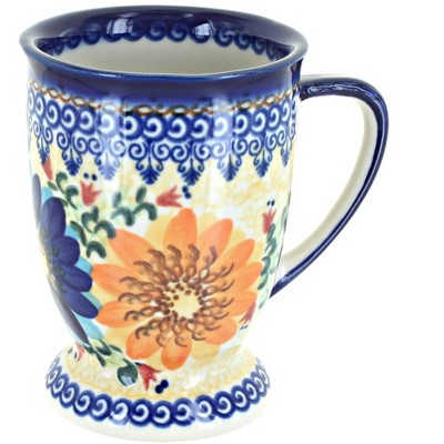 Blue Rose Polish Pottery Stars & Stripes Medium Bell Shape Mug, 1 - Jay C  Food Stores