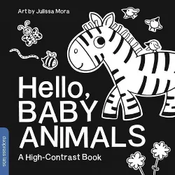 Hello, Baby Animals - (Smartcontrast Montessori Cards(tm)) by  Duopress (Board Book)
