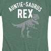 Women's - Instant Message - Auntie-Saurus Short Sleeve Graphic T-Shirt - 2 of 4