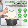 NutriChef 6 Qt Electric Dutch Oven, 5-in-1 Cast Iron Pot with Lid - 4 of 4