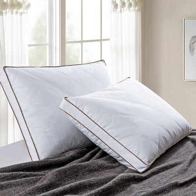 Peace Nest Goose Feather Down Pillow 2 Pack