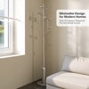 Bekrvio Freestanding Coat Rack with 8 Hooks, Tree Branch Design – Heavy Duty Metal Clothes Hanger Stand w/ Disc Base, Holds 120kg for Entryway,Bedroom - 2 of 4