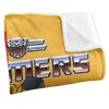 Transformers Bumblebee Silky Touch Blanket White 50X60 - 3 of 4