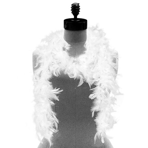 Halloweencostumes.com Women Women's White 80 Gram Feather Boa, White :  Target