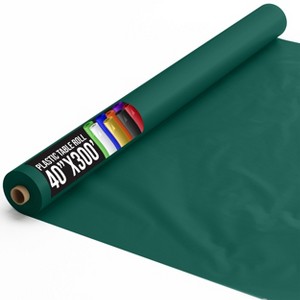 Crown  Plastic 40" x 300' Tablecloth Roll - 1 of 4