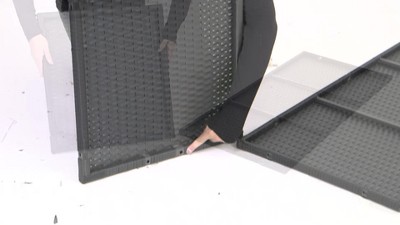 Black Resin Wicker 75-Gallon Deck Storage Box with Acacia Handles