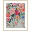 Amanti Art Happy Floral by Asia Jensen Wood Framed Wall Art Print - 4 of 4