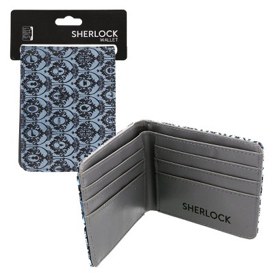 Seven20 Sherlock Holmes Bi-Fold Wallet 221B Wallpaper (Teal)