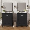 Whisen 30 in. Bathroom Storage Cabinet Bathroom Vanity with 2 Soft Closing Doors and Drawer, Powerful Storage Function - 2 of 4