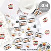 Big Dot of Happiness Teacher Retirement - Happy Retirement Party Candy Favor Sticker Kit - 304 Pieces - 2 of 4