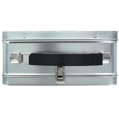 DIY Large Silver Embossed Tin Fun Box