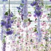 Unique Bargains Fake Vine Garland Flower Silk Artificial Flower for Home 39.37'' Length - 3 of 4