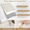 Coucheta Modern Kitchen Runner Rug Non-Slip Stain Resistant Washable Low Pile Floor Mat for Bathroom Bedroom Entryway,Multi-Color & Size - 4 of 4