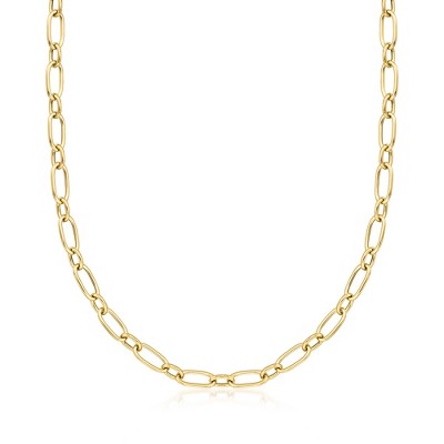 Ross-Simons Italian 18kt Yellow Gold Oval-Link Necklace