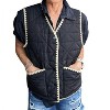 Women's Quilted Vest - entro - 4 of 4
