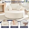 Mjkone Corduroy Lazy Sofa Bean Bag Chair,Sponge Chaise Lounge Chair Indoor,Modern Sleeper Chair for Living Room Bedroom Office - 4 of 4