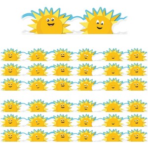 Eureka® Growth Mindset Sun & Clouds Deco Trim® Extra Wide Die-Cut, 37 Feet Per Pack, 6 Packs - 1 of 2