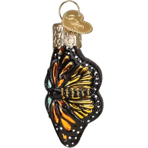 Old World Christmas Mini Glass Blown Ornament for Christmas Tree, Monarch - 1 of 4
