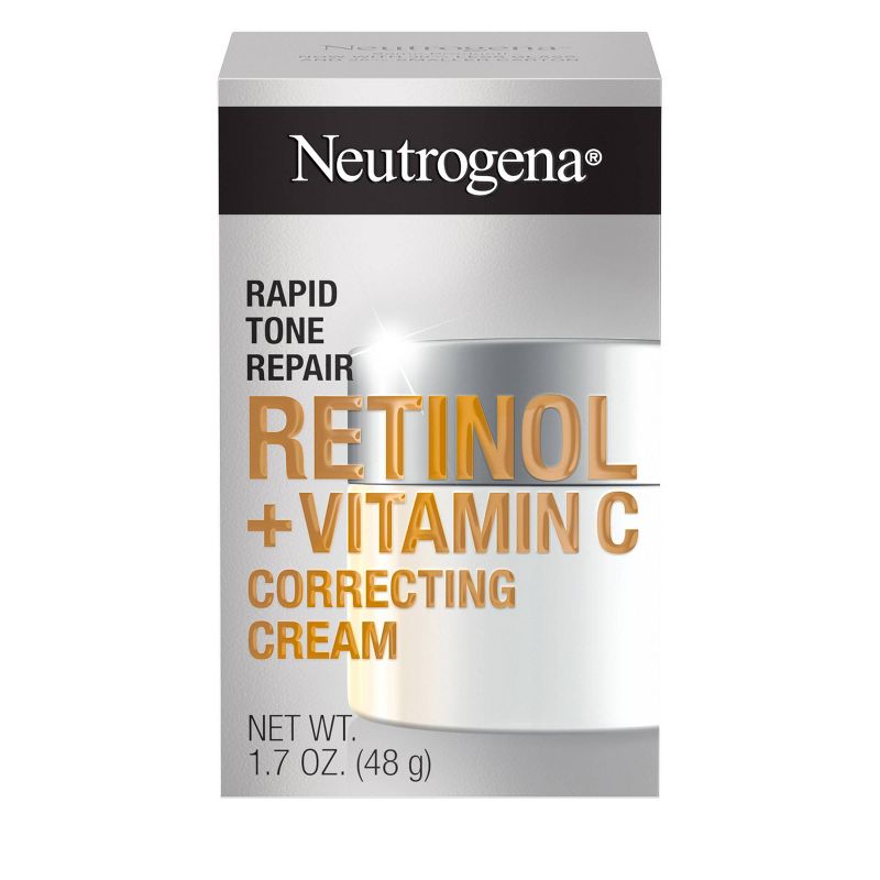 Neutrogena Rapid Tone Repair Retinol + Vitamin C Face and Neck Cream - 1.7oz, 1 of 11