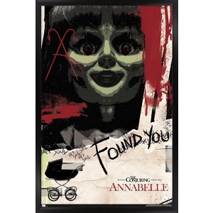 Trends International Annabelle - Found You Framed Wall Poster Prints - 1 of 4