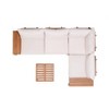 Amazonia 3pc Seychelles Outdoor Patio Conversation Set with Cushions - 4 of 4