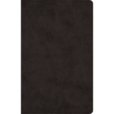 Men's Devotional Bible-ESV - (Leather Bound)