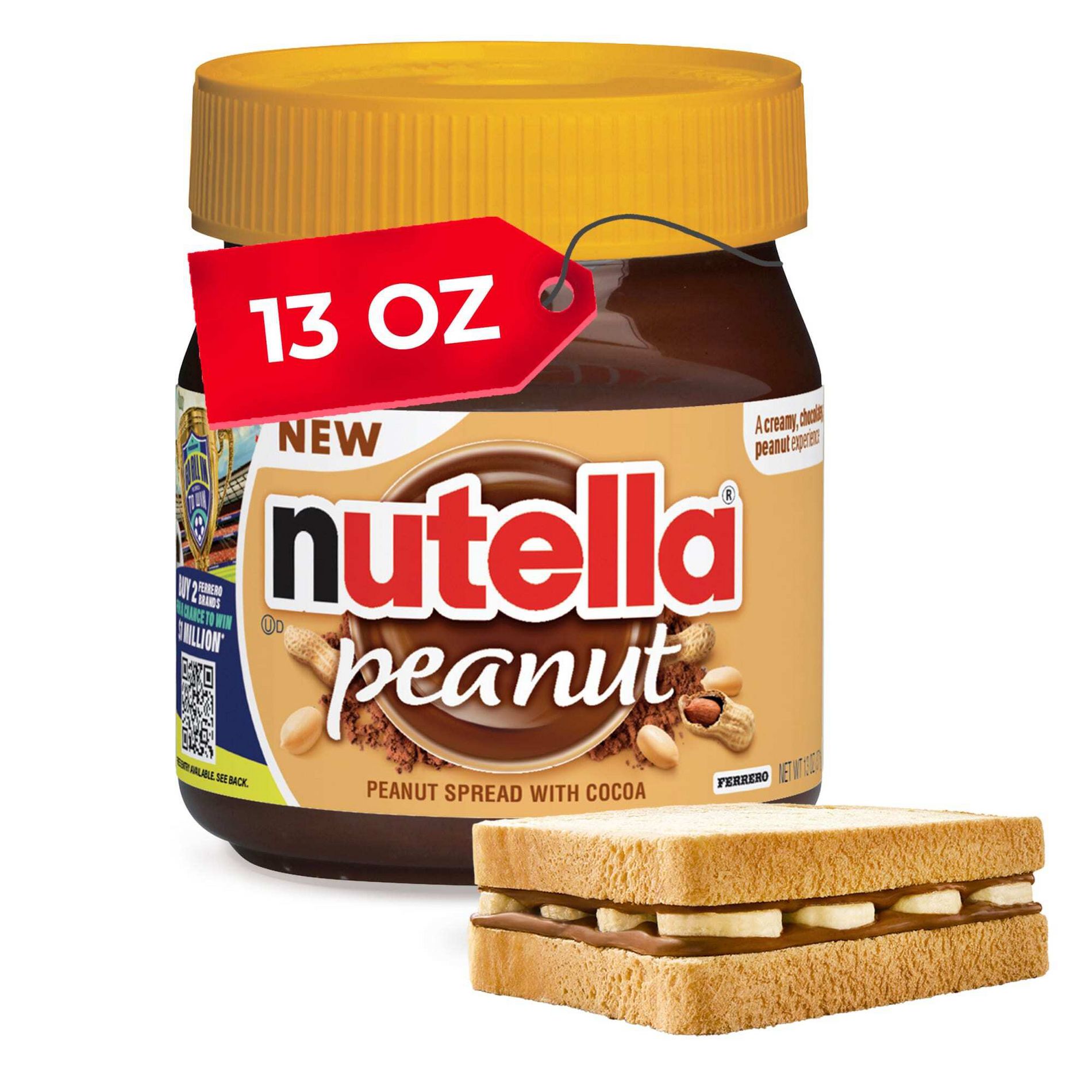 Nutella Chocolate Peanut Spread - 13oz