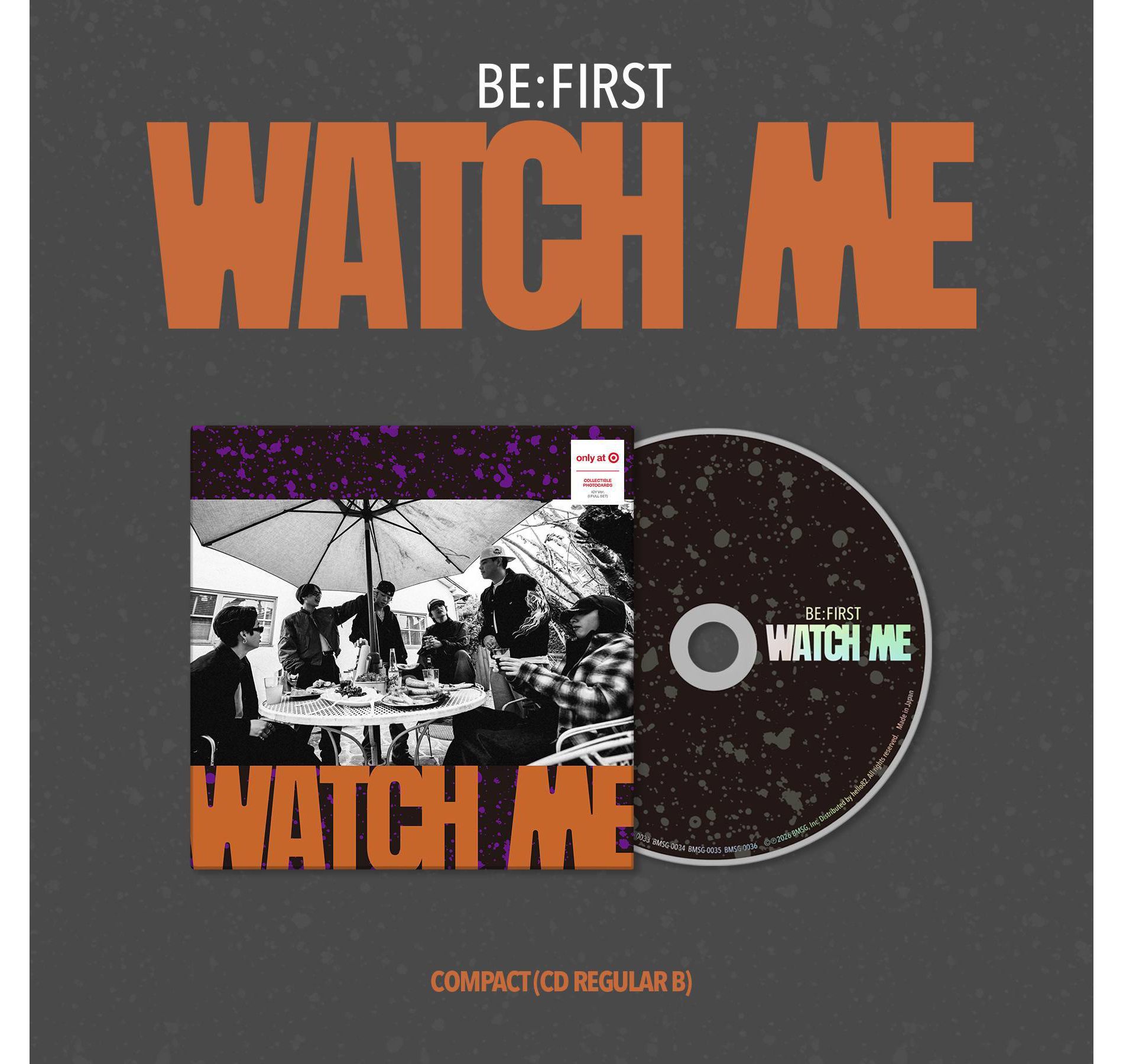 BE:FIRST - WATCH ME (B Ver.) (Target Exclusive, CD)