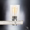 Urban Ambiance Luxury Modern Farmhouse Bath Fixture,  8-1/2"H x 32-7/8"W,  Galvanized Steel Finish, UHP2487 - 4 of 4