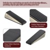 Unique Bargains Anti-Slip Design Zinc Alloy PVC Elastic Door Stopper 2 Pcs - 4 of 4