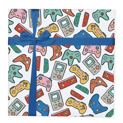 Gift Wrap Papers for Video Games - PlayStation Pine Brown - Merch Hunters