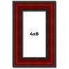 PosterPalooza | Panoramic Weathered Red Picture Frame - UV Acrylic, Foam Board Backing, Hanging Hardware - 2 of 4